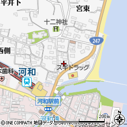 愛知県美浜町（知多郡）北方（東側）周辺の地図