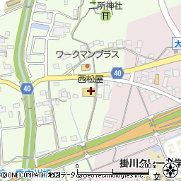 西松屋掛川大池インター店周辺の地図