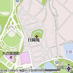 兵庫県加古川市神野町日岡苑周辺の地図