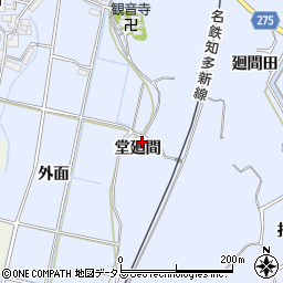 愛知県知多郡美浜町奥田堂廻間周辺の地図