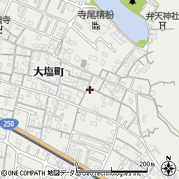 兵庫県姫路市大塩町681周辺の地図