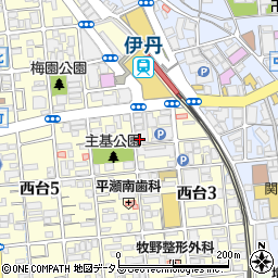 やきとり酒場 弁慶 伊丹周辺の地図