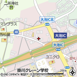 静岡県掛川市大池2754周辺の地図
