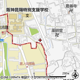 兵庫県伊丹市池尻7丁目27周辺の地図