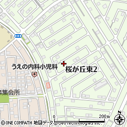 岡山県赤磐市桜が丘東2丁目2-257周辺の地図