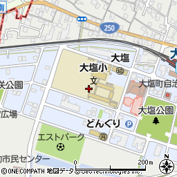兵庫県姫路市大塩町汐咲2丁目周辺の地図