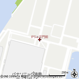 IPSα正門前周辺の地図