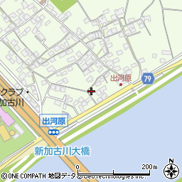 兵庫県加古川市東神吉町出河原263周辺の地図