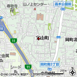 大阪府豊中市宝山町20-22周辺の地図
