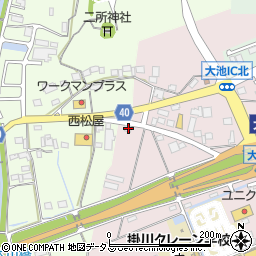 静岡県掛川市大池391周辺の地図