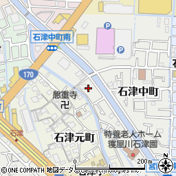 大阪府寝屋川市石津中町31周辺の地図
