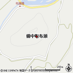 岡山県高梁市備中町布瀬周辺の地図
