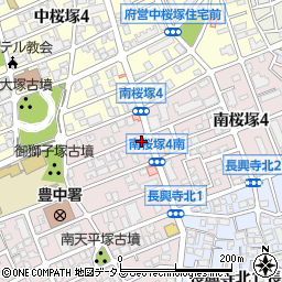 勇麻衣屋 南桜塚本店周辺の地図