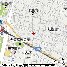 兵庫県姫路市大塩町464周辺の地図