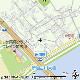 兵庫県加古川市東神吉町出河原284周辺の地図