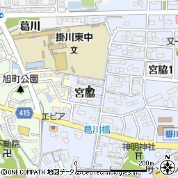 公文式　宮脇教室周辺の地図