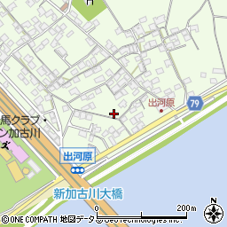 兵庫県加古川市東神吉町出河原287周辺の地図