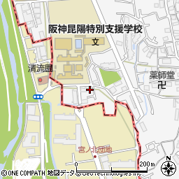 兵庫県伊丹市池尻7丁目95-9周辺の地図