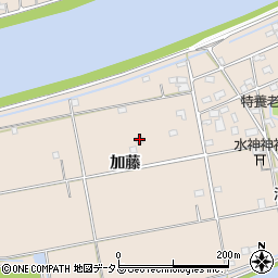 愛知県豊橋市前芝町加藤166周辺の地図