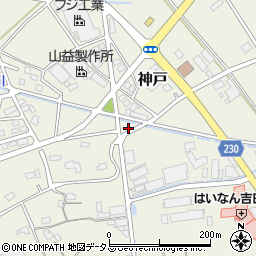 静岡県榛原郡吉田町神戸2540周辺の地図
