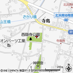 西隠寺周辺の地図