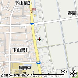 静岡県袋井市春岡1166-2周辺の地図