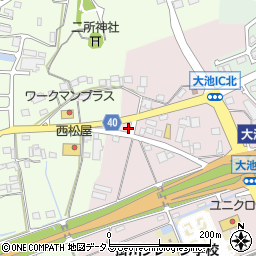 静岡県掛川市大池2748周辺の地図