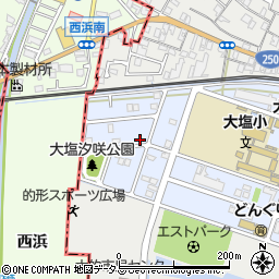 兵庫県姫路市大塩町汐咲3丁目周辺の地図
