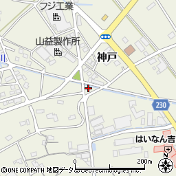 静岡県榛原郡吉田町神戸2723周辺の地図