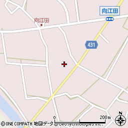 広島県三次市向江田町731周辺の地図