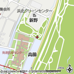 二俣浜松線周辺の地図