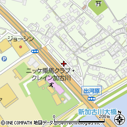 兵庫県加古川市東神吉町出河原399周辺の地図