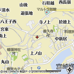 愛知県西尾市吉良町宮崎八王子周辺の地図