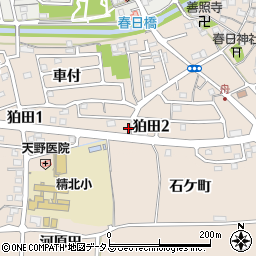 京都府相楽郡精華町狛田周辺の地図