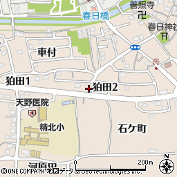 京都府精華町（相楽郡）狛田周辺の地図