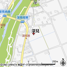 静岡県袋井市深見352周辺の地図