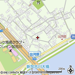 兵庫県加古川市東神吉町出河原312周辺の地図