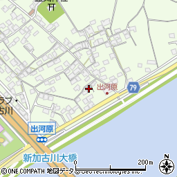 兵庫県加古川市東神吉町出河原262-3周辺の地図