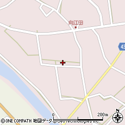 広島県三次市向江田町645周辺の地図