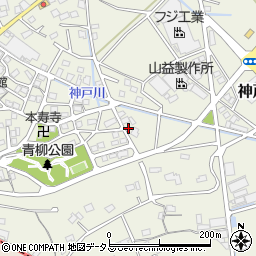 静岡県榛原郡吉田町神戸3998周辺の地図