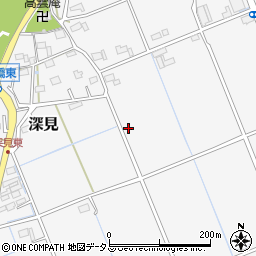 静岡県袋井市深見288周辺の地図