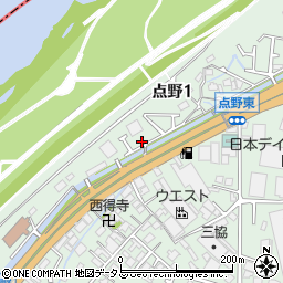 大阪府寝屋川市点野1丁目6周辺の地図