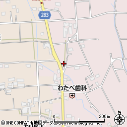 静岡県磐田市大久保621周辺の地図