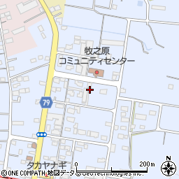 静岡県牧之原市布引原252周辺の地図