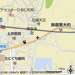 兵庫県姫路市的形町的形192周辺の地図