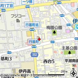 近畿中央ヤクルト　販売株式会社　西台センター周辺の地図