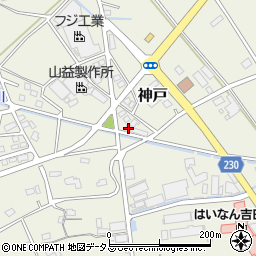 静岡県榛原郡吉田町神戸2556-14周辺の地図