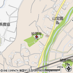 妙照寺周辺の地図