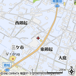 愛知県知多郡美浜町奥田東卯起18周辺の地図
