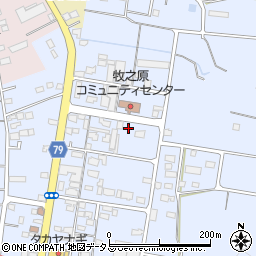 静岡県牧之原市布引原253周辺の地図